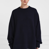 Extreme Cashmere No 315 Sweat Sweater in Navy
