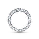 18K White Gold "Whitney" Oval Eternity Band