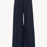 Front view of navy gala pant on white background, with no model shown.