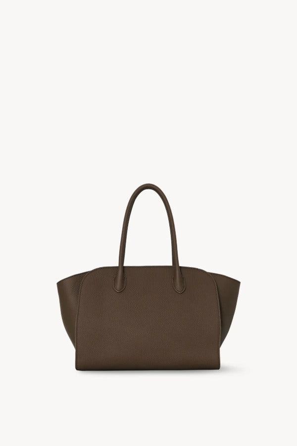 Front view of dark olive marlo 12 bag on white background, with no model shown.
