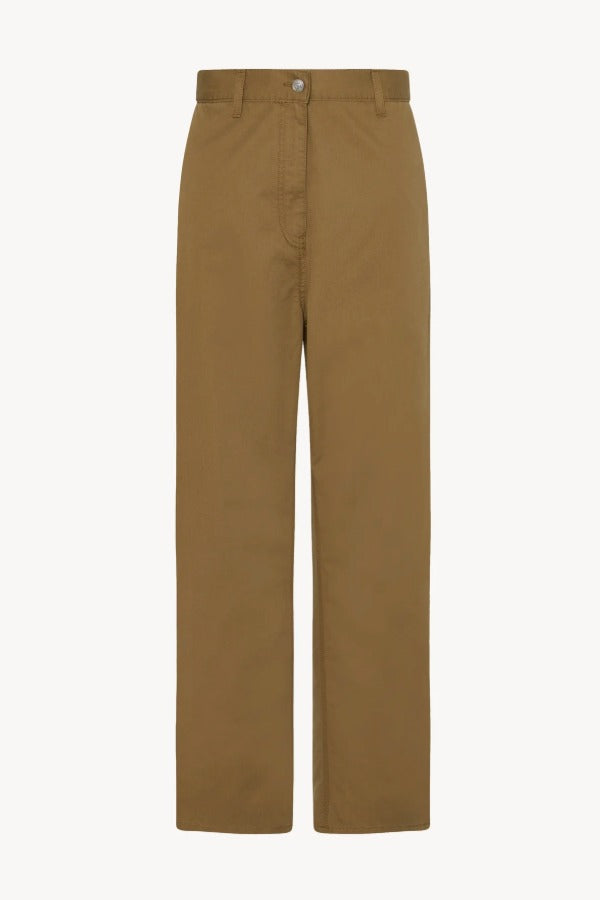 Front view of dark sand sharka pant on white background, with no model shown.