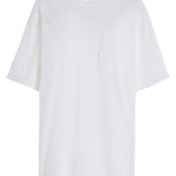 Front view of white kaddy top on white background, with no model shown.