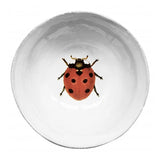 Astier de Villatte Small Ladybug Soup Plate