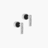 Ileana Makri 18K White Gold Diamond Baguette Earrings