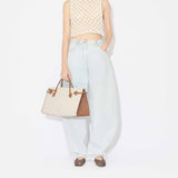 Alaia Blanc Naturel Hand Knotted Top
