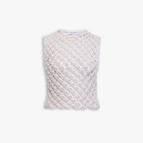 Alaia Blanc Naturel Hand Knotted Top
