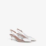 Alaia Blanc Optique Slingbacks 55
