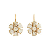 Ileana Makri 18K Yellow Gold Daisy Bloom Earrings