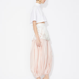 Alaia Blanc Fringed Leather Belt