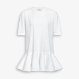Alaia White Peplum T-Shirt