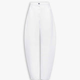 Alaia Blanc Low Waist Round Jeans