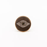 Ileana Makri 18K Rose Gold and Titanium Dawn Ring
