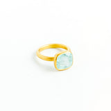 Marie-Helene-de-Taillac-22K-Yellow-Gold-Tourmaline-Indicolite-Princess-Ring-Amarees