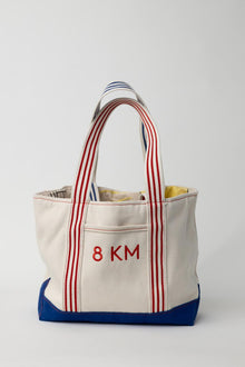 8 KM Canvas Tote Bag Solid