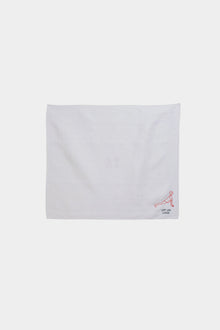 Left Leg Lunge Embroidered Napkin