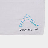 Downward Dog Embroidered Napkin