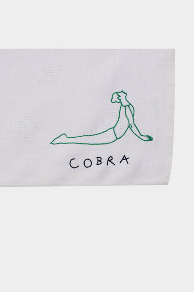 Cobra Embroidered Napkin