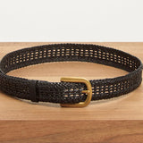 Gabriela Hearst Sam Woven Belt in Black