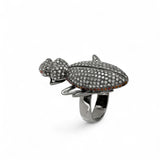 Ileana Makri Diamond Ground Beetle Ring