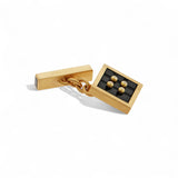 Ileana Makri Onyx Button Cufflinks