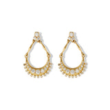 Ileana Makri Diamond Luna Dangle Earrings