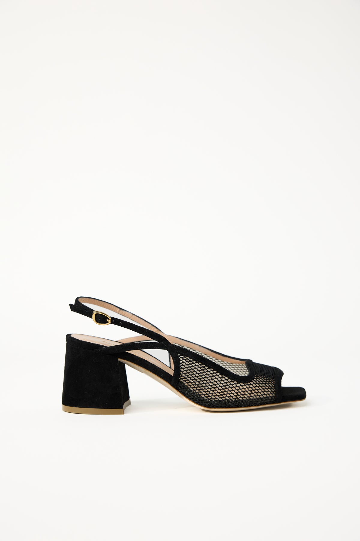 Cavalcade Slingback - Black Suede
