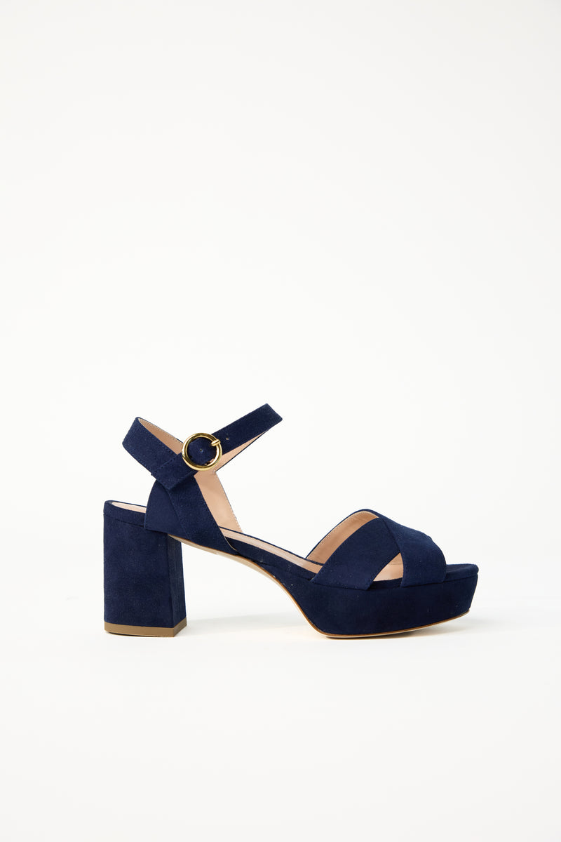 Deidre Suede Platform - Midnight