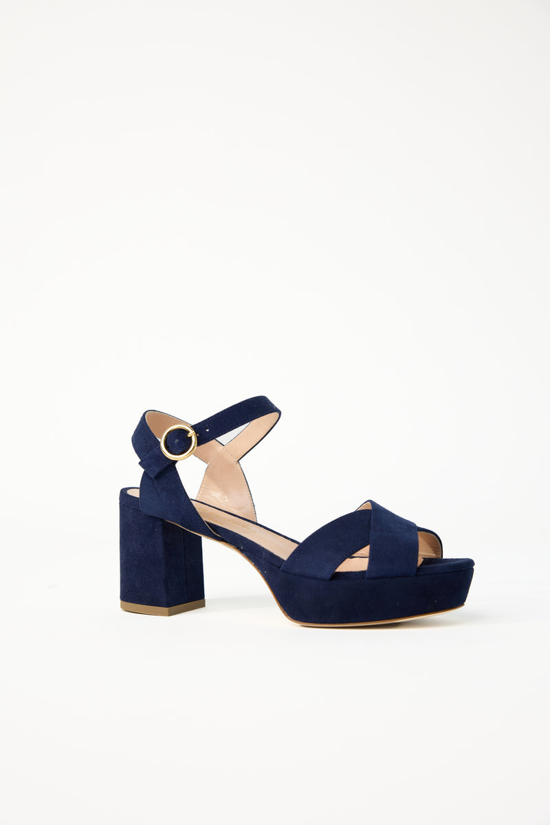 Deidre Suede Platform - Midnight