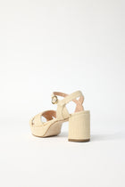 Deidre Raffia Platform - Natural