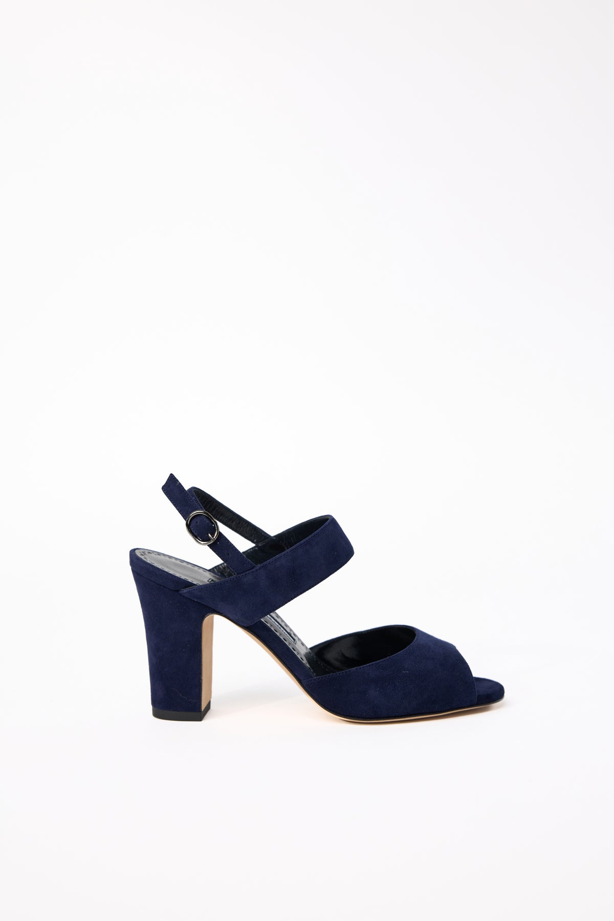 Khiko Ankle Strap Slingback - Navy