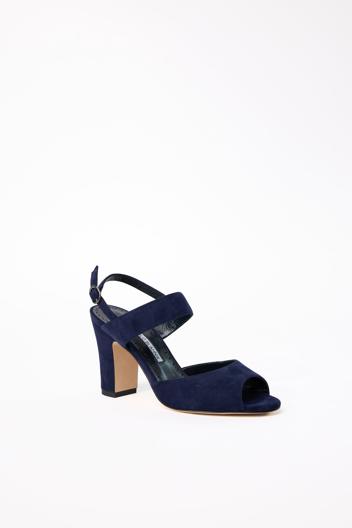 Khiko Ankle Strap Slingback - Navy