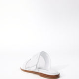 Manolo Blahnik Titubaflat Sandal in White