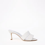 Manolo Blahnik Iacopo Open Toe Mule in White
