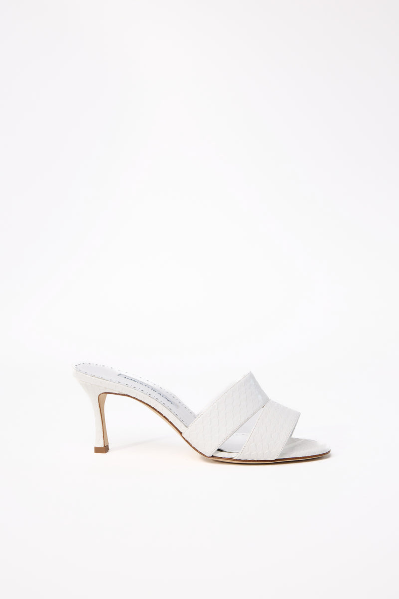 Iacopo Open Toe Mule - White