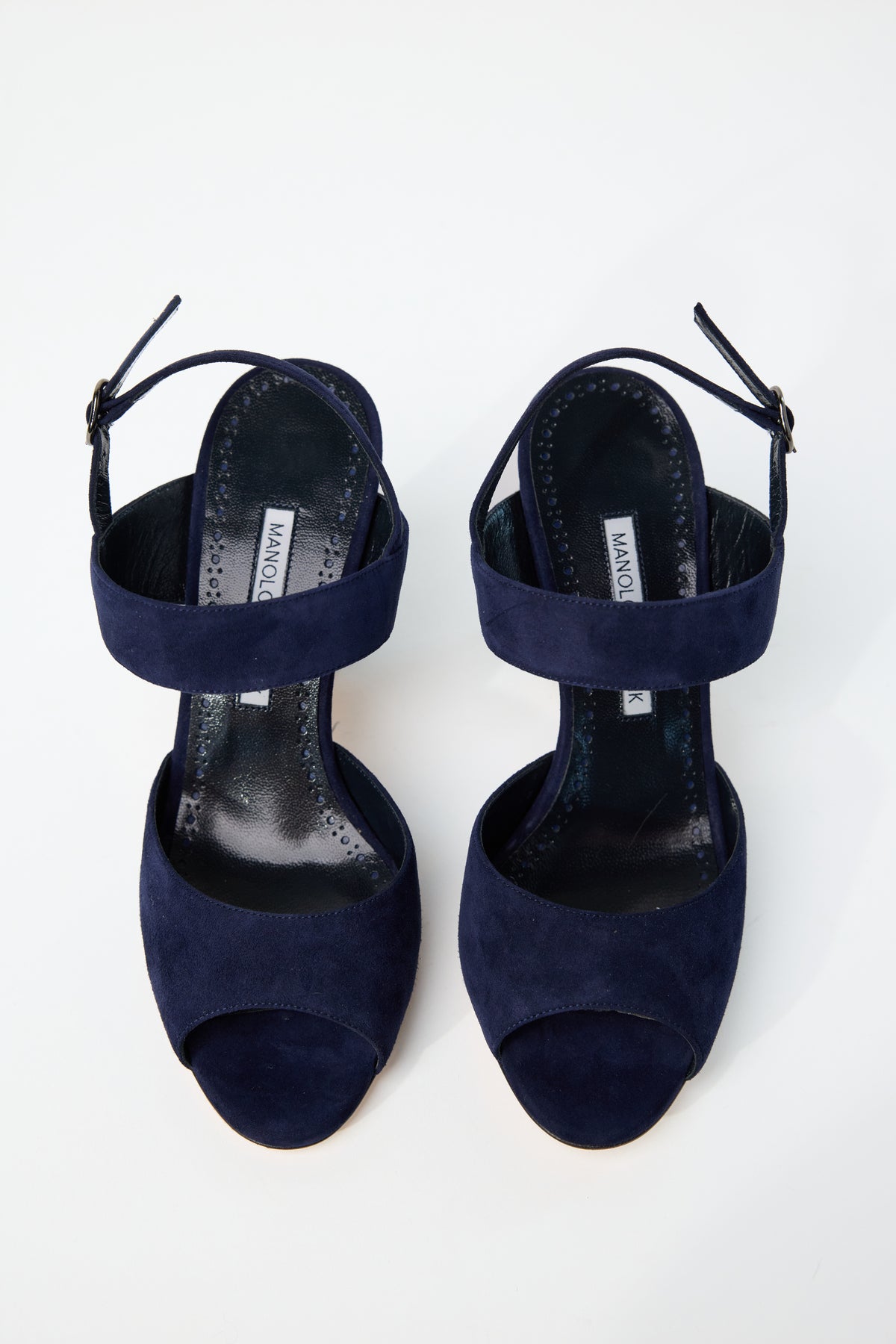 Khiko Ankle Strap Slingback - Navy