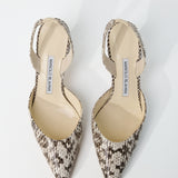 Manolo Blahnik Carolyne Gala Slingback in Yoth