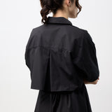 Maison Rabih Kayrouz Poplin Long Dress in Black