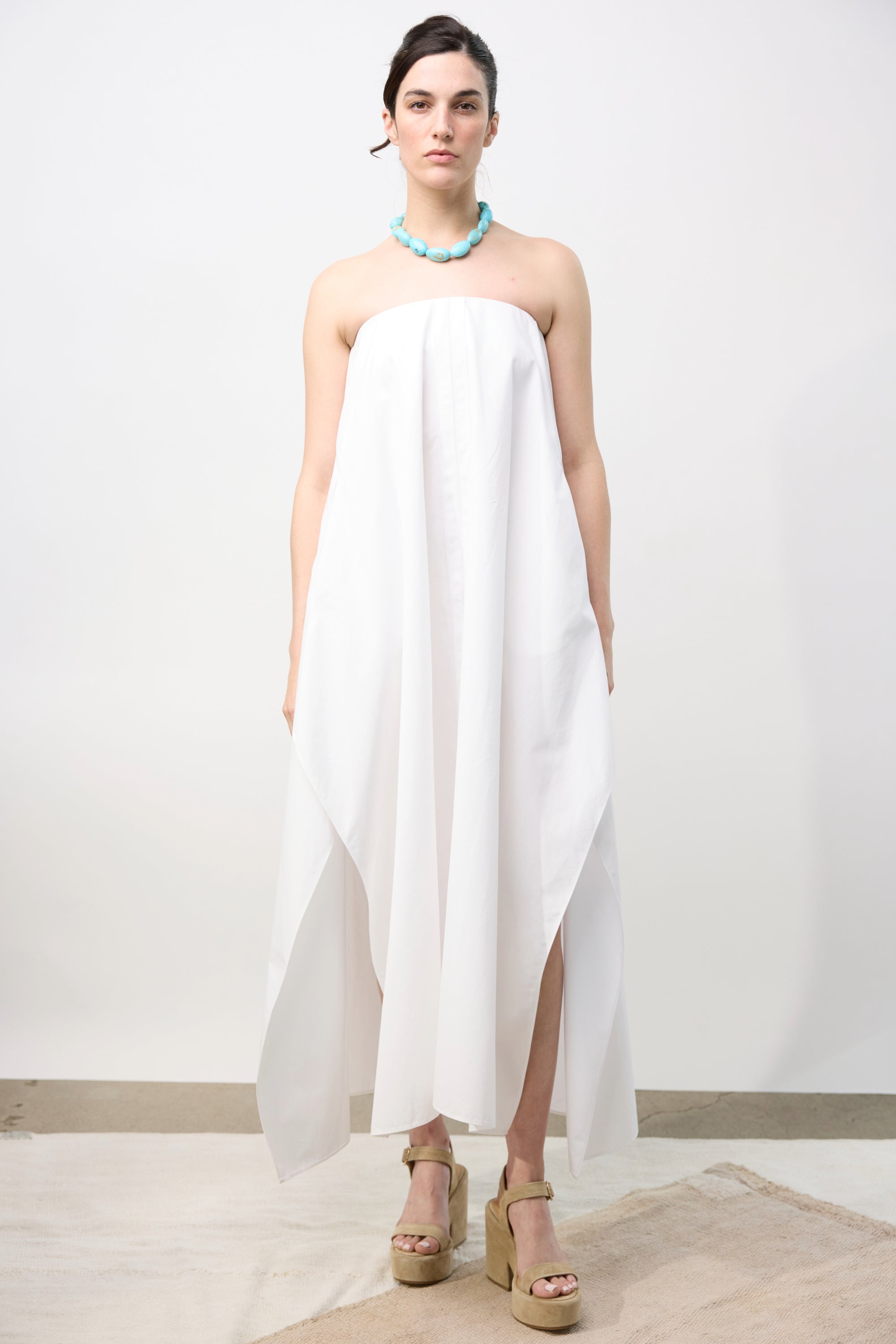Poplin Short Dress