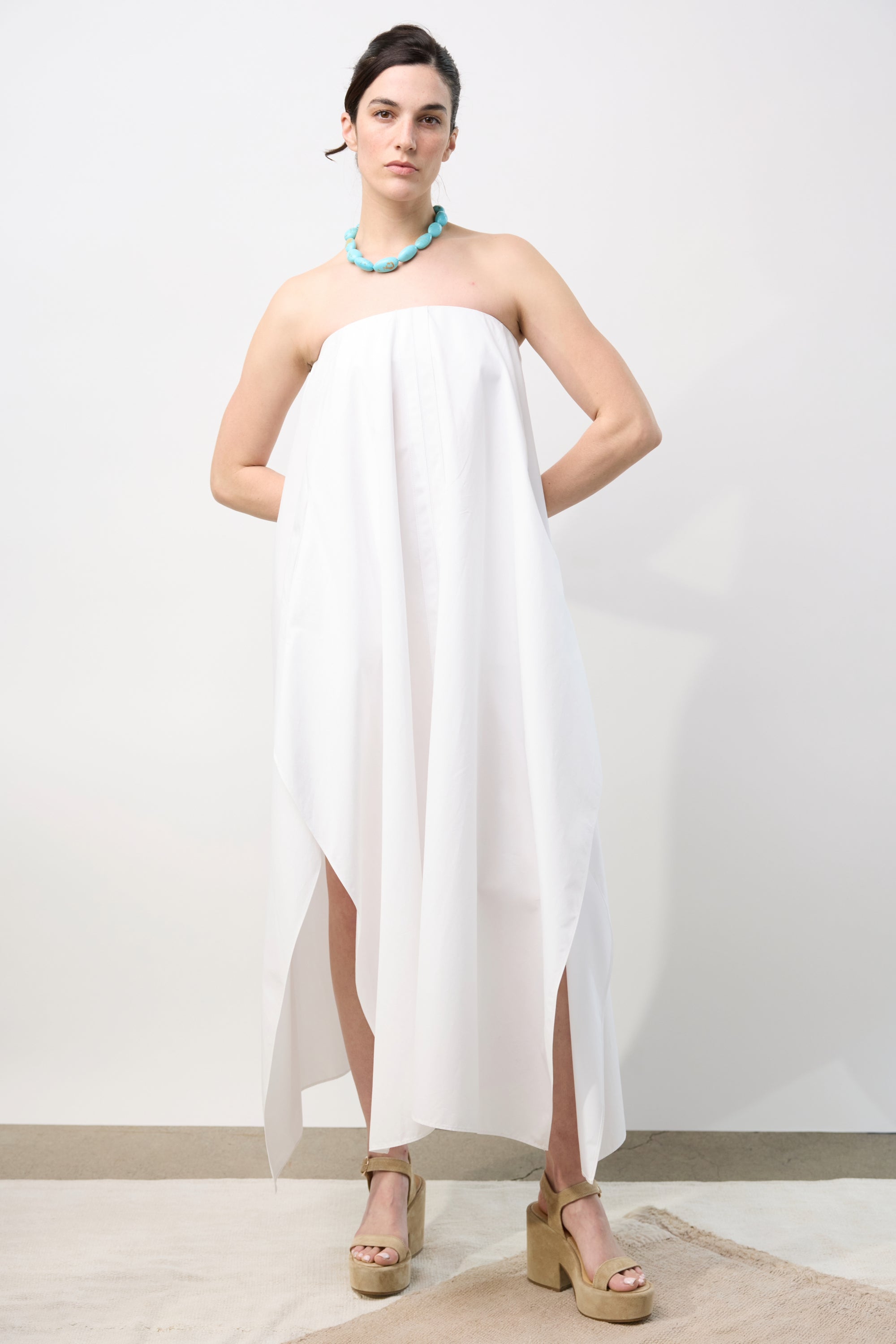 Poplin Short Dress