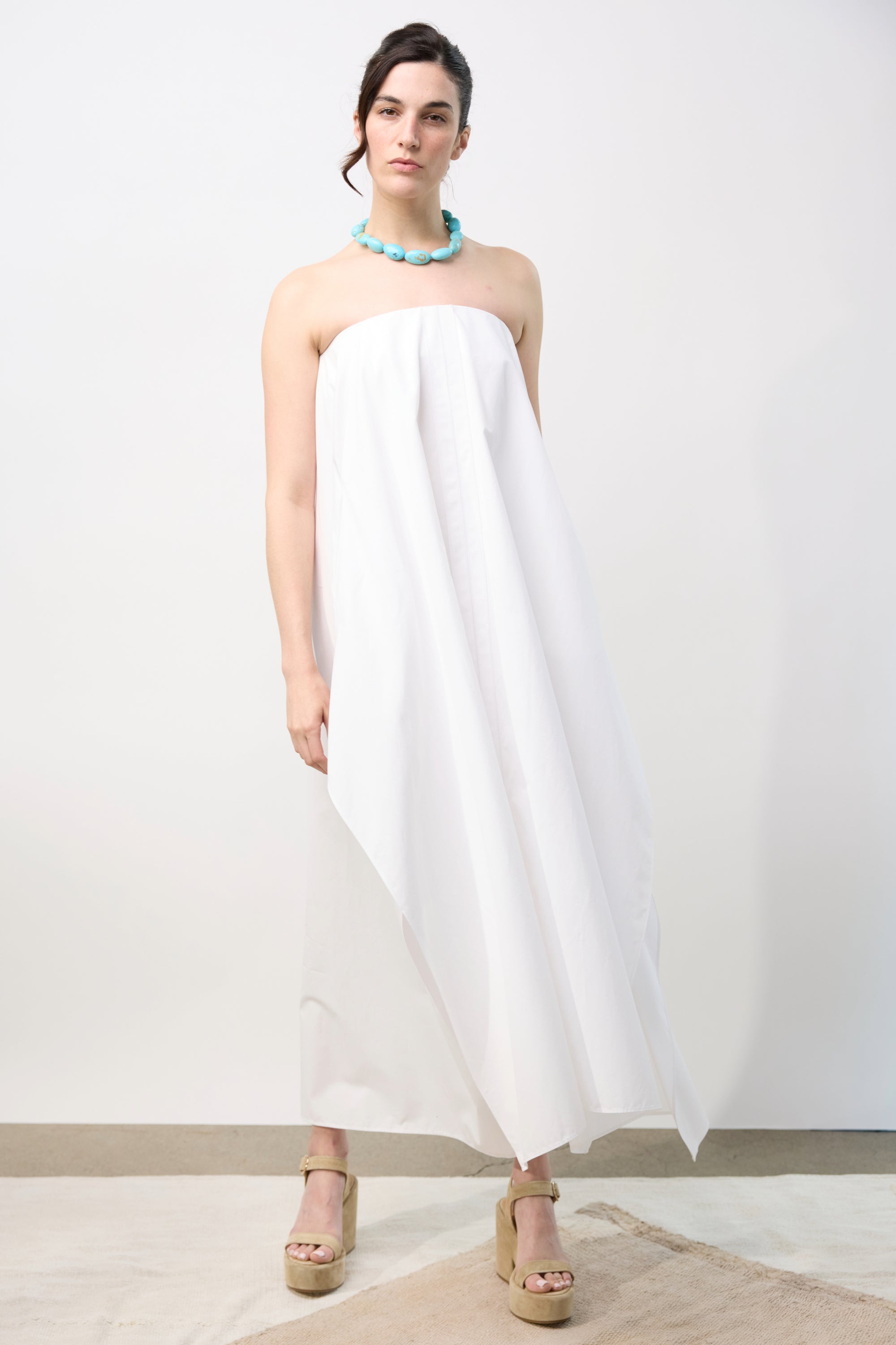 Poplin Short Dress