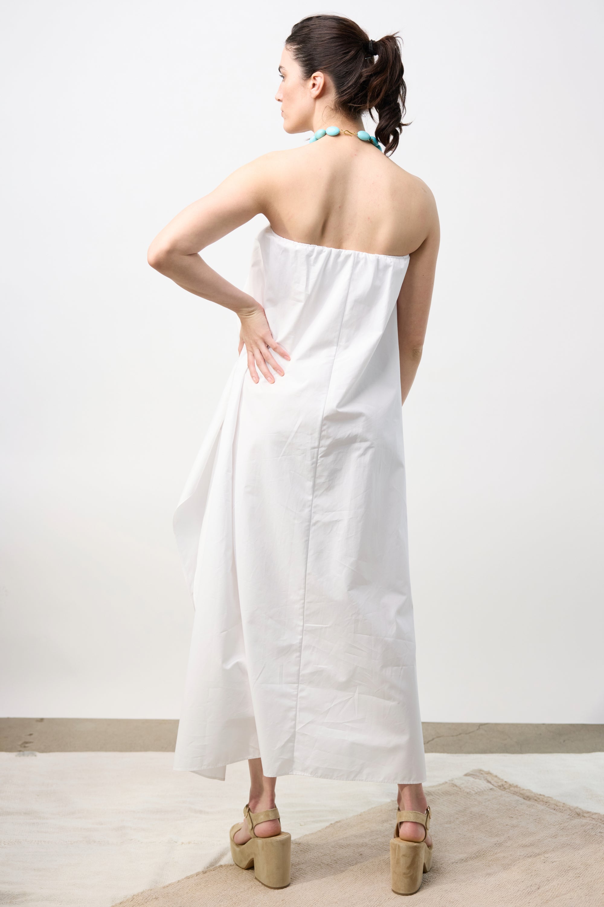 Poplin Short Dress