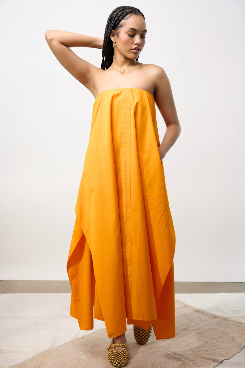 Poplin Short Dress