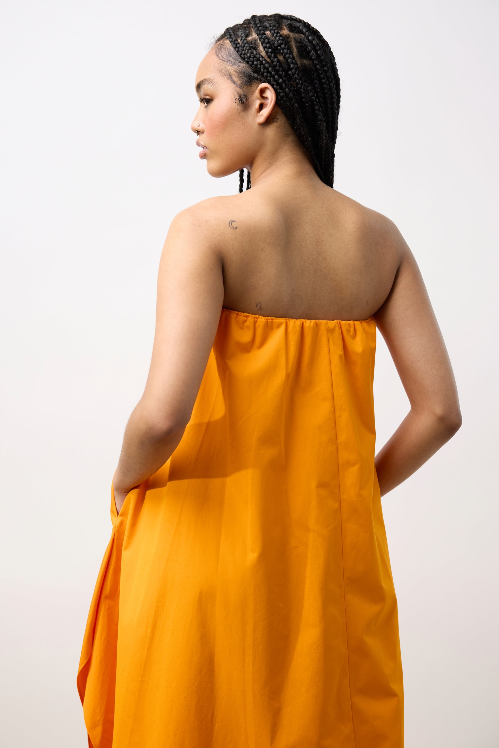 Poplin Short Dress
