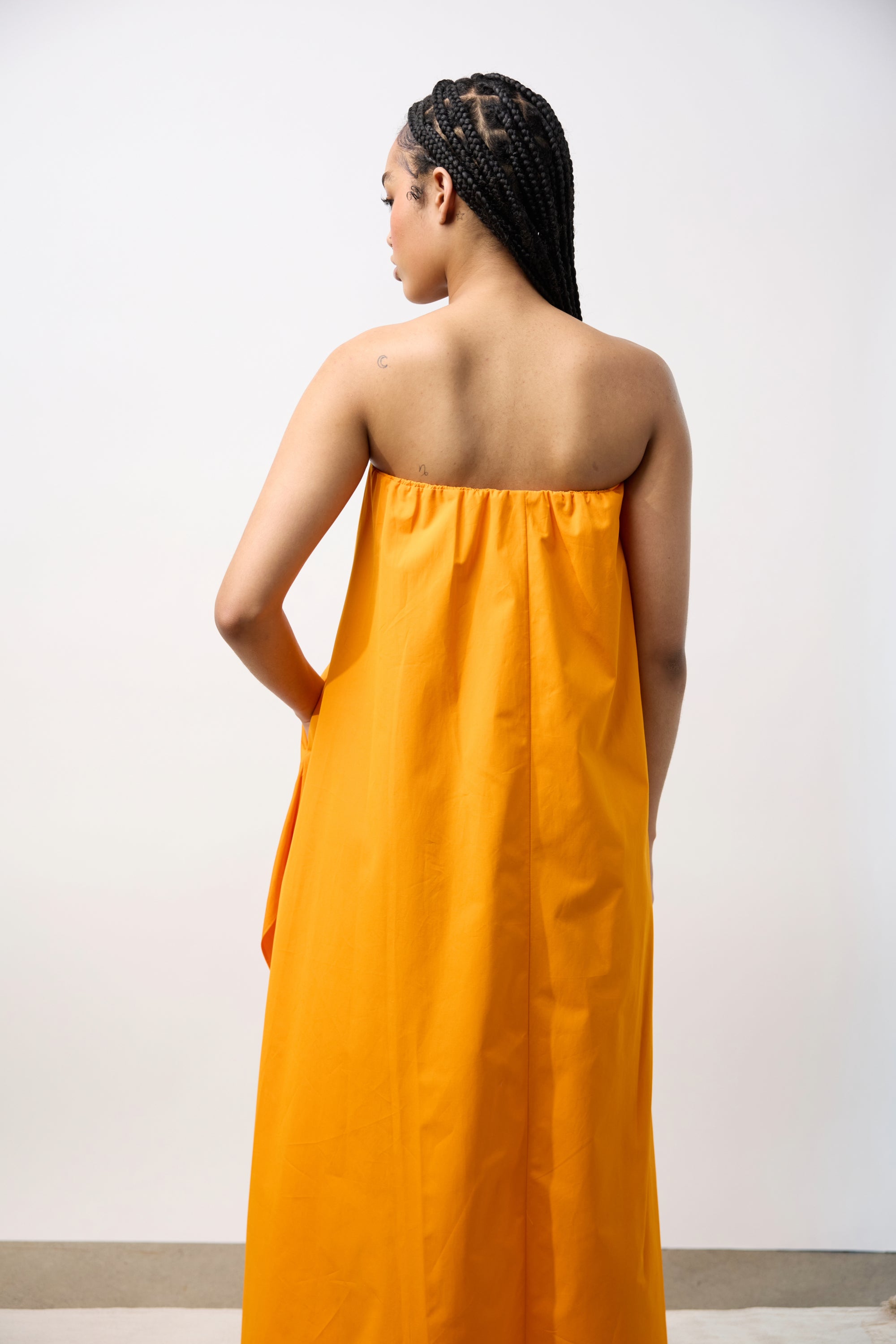 Poplin Short Dress