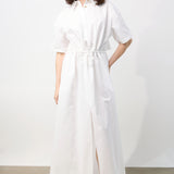 Maison Rabih Kayrouz Poplin Long Dress in White