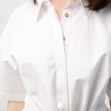 Maison Rabih Kayrouz Poplin Long Dress in White