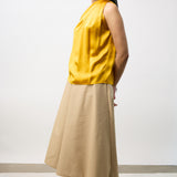Bonded Cotton Skirt