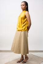 Bonded Cotton Skirt