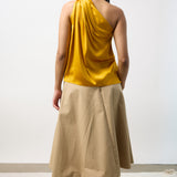 Bonded Cotton Skirt