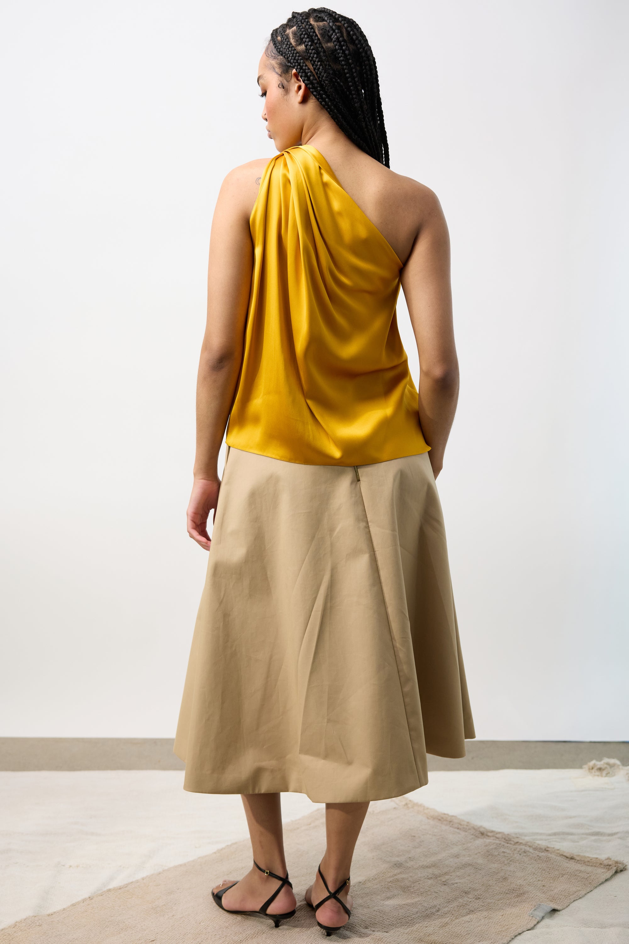 Bonded Cotton Skirt